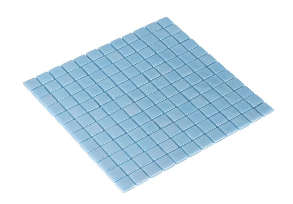 2.5×2.5 Havuz Cam Mozaik Turkuaz Mavi