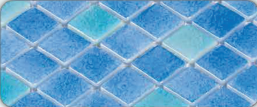 Havuz Cam Mozaiği 2.5×2.5 Açık Mavi-Mavi