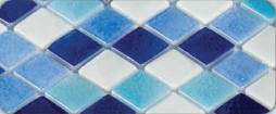 Havuz Cam Mozaiği 2.5×2.5 Lacivert-Beyaz (Ağırlıklı)-Mavi